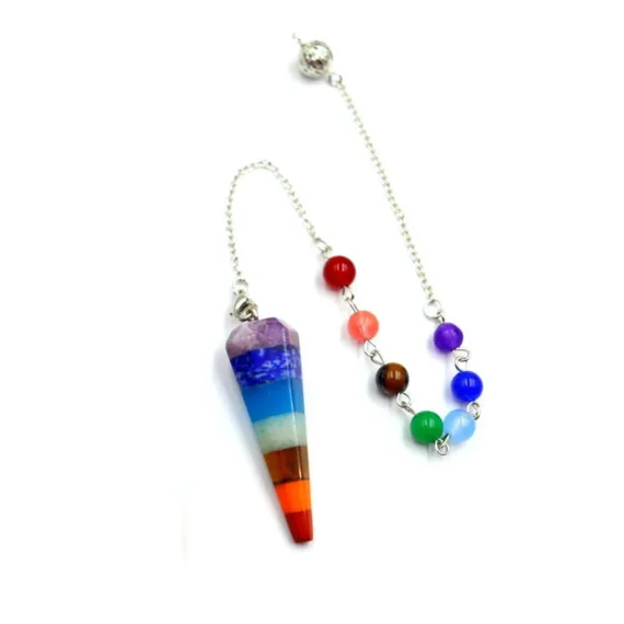 Pendentif en pierres précieuses 7 Chakras